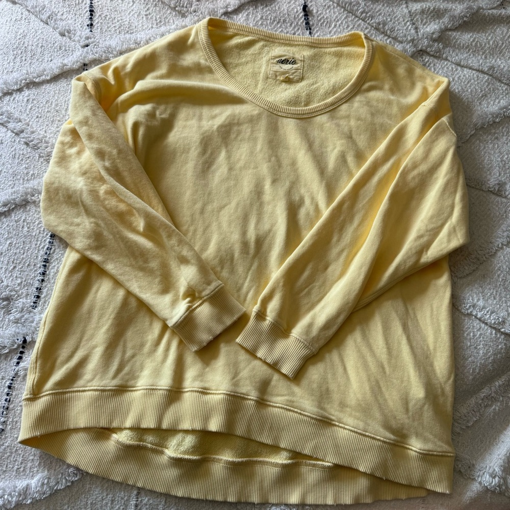 Aerie Oversized Beach Daze Crewneck
